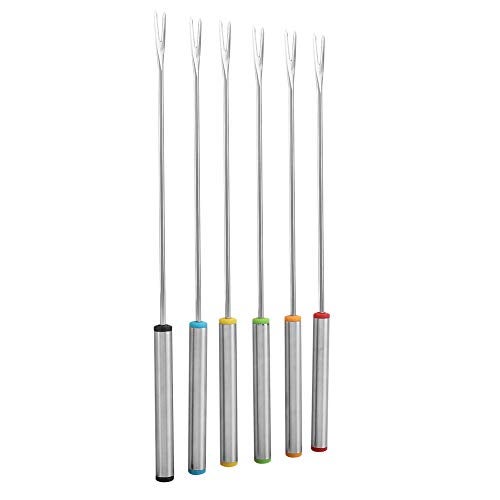 Simlug Fondu Fork Set, Fondue Forks, Chocolate Fork Fondue Tools Stainless Steel Fondue Forks, Cheese Fondue Forks Chocolate Dipping Fork for Chocolate Fountain for Cheese Fondue - Image 5