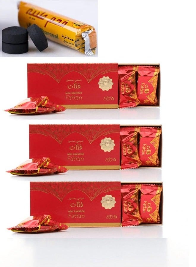 نبيل بخور ميني فتان مع الفحم 36 قطعه في 3 جرام