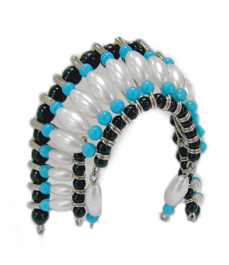 Linpeng Indian Headdress Hanging Ornament, Native American Ornaments Crafts for Christmas Tree, 2x2.5x1 Inch, Pack of 3 - Image 3