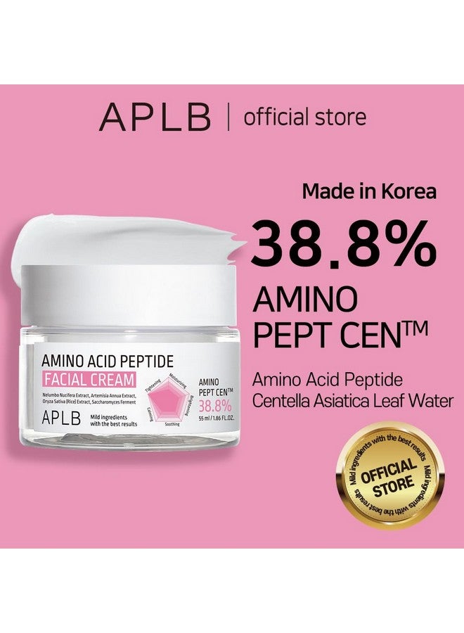 ايه بي ال بي كريم الوجه ببتيد الأحماض الأمينية من APLB | AMINO PEPT CEN™ 38.8% 1.86 أونصة سائلة/عناية بالبشرة الكورية، ترطيب، علاج التجاعيد، العناية بمرونة البشرة، تنشيطها لبشرة ناعمة ومُحسّنة الملمس. - Image 2