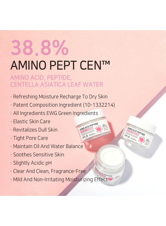 ايه بي ال بي كريم الوجه ببتيد الأحماض الأمينية من APLB | AMINO PEPT CEN™ 38.8% 1.86 أونصة سائلة/عناية بالبشرة الكورية، ترطيب، علاج التجاعيد، العناية بمرونة البشرة، تنشيطها لبشرة ناعمة ومُحسّنة الملمس. - Image 3