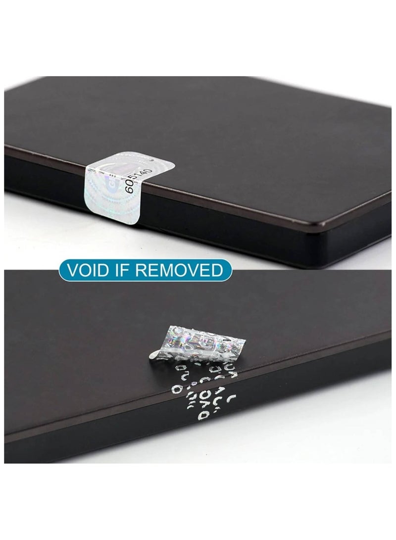SOLDOUT 54 PCS Tamper Proof Holographic Stickers Void Seal Tamper Evident Security Labels GENUINE Warranty Serial Number (Set of 54, 24mm x 16mm) - Image 2