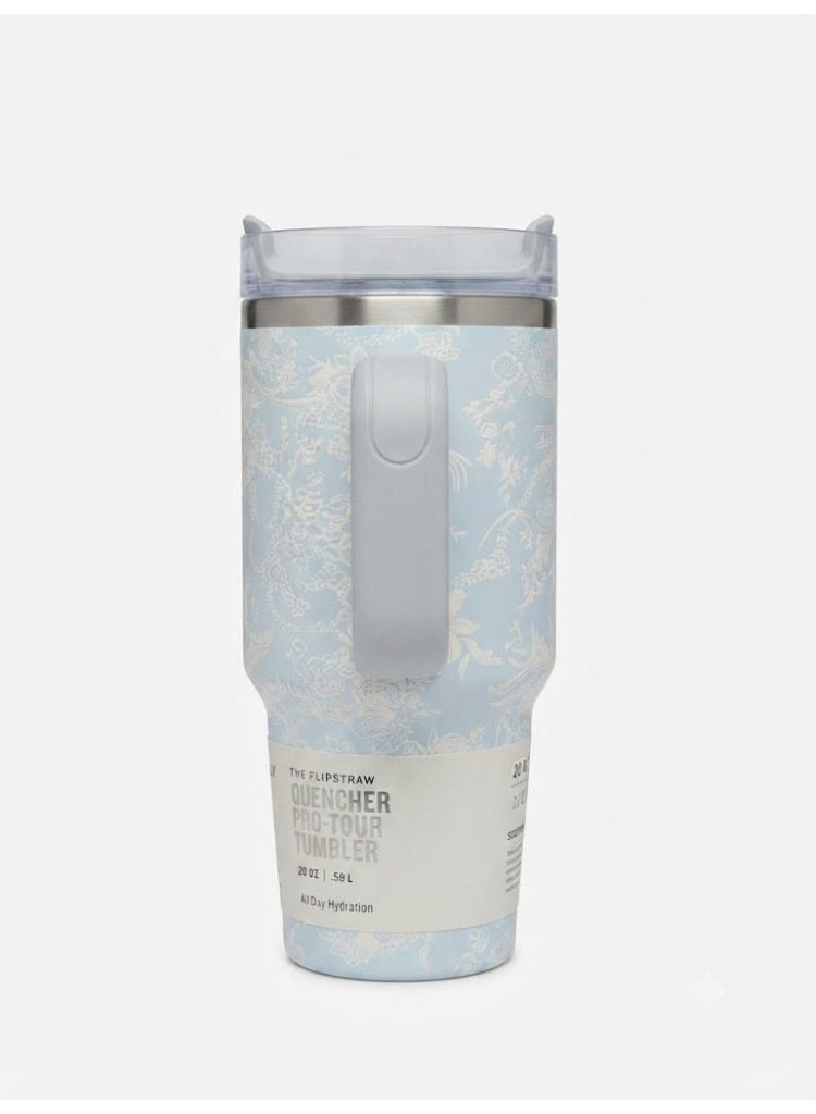 Stanley The X LoveShackFancy Holiday Quencher,Stainless Steel Vacuum Insulated Tumbler with Lid and Straw for Water, Iced Tea or Coffee, Smoothie and More 20 oz, Presented in Elegant Gift-Ready Packaging - Image 4