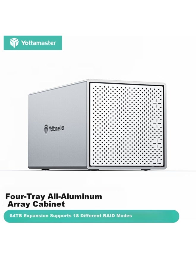 Yottamaster Disk Array Box Hard Drive Box Raid 2.5/3.5 Inch Hard Drive Usb3.0 Sata Interface External Array Box Storage Cabinet Mechanical Ssd Hard Drive For Laptop - Image 1