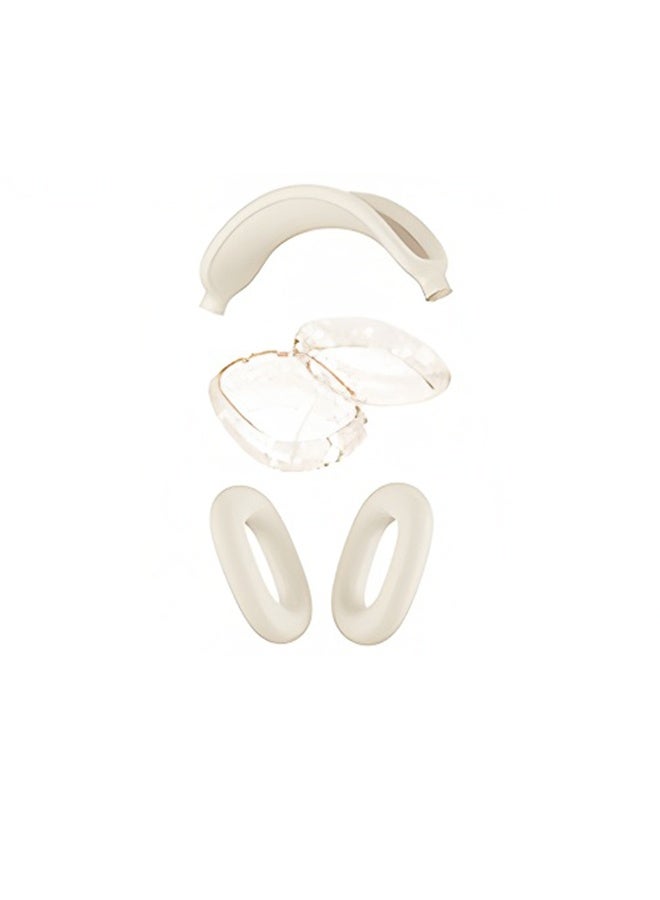 for AirPods Max case Cover(2024/2020),Anti-Scratch Ear Pad Case Cover/Ear Cups Cover/Headband Cover for AirPods Max(USB-C/Lightning). Clear Soft TPU and Silicone,Skin Scratch Proof. - Image 4