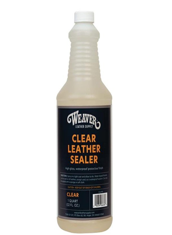 Weaver Leather Supply Clear Leather Sealer, Transparent, Quart