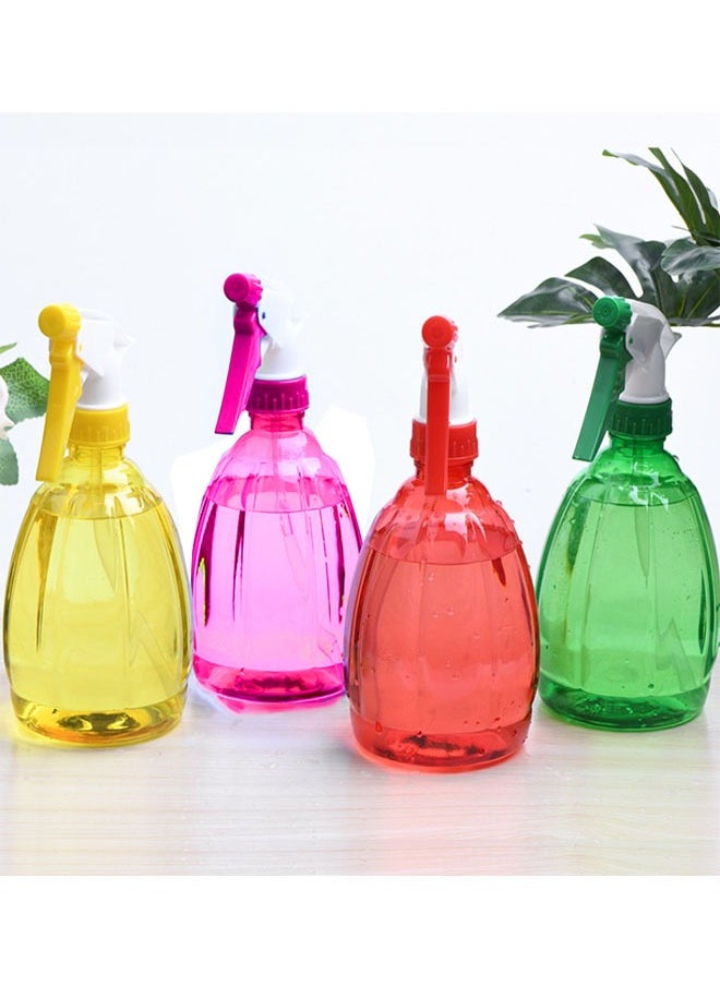 ZCM-HAPPY 4-Piece Multicolor Spray Bottle Set for Gardening and Beauty Salon, Multipurpose Hydration and Care Companion  - Image 1
