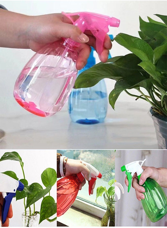 ZCM-HAPPY 4-Piece Multicolor Spray Bottle Set for Gardening and Beauty Salon, Multipurpose Hydration and Care Companion  - Image 3