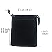 HRX Package Little Velvet Drawstring Pouches 20pcs Black Velvet Cloth Bags for Jewelry Small Gift 3x4 inches - Image 4