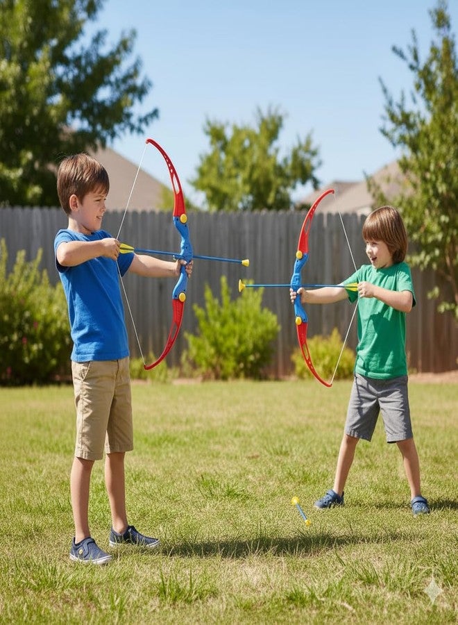 Amitasha Kids Archery Bow and Arrow Toy Set with Target Board for Kids Indoor Outdoor Garden Fun Suction Cups 3 Arrows Target Game for Boys 3-15 Years Birthday Gift - Image 3