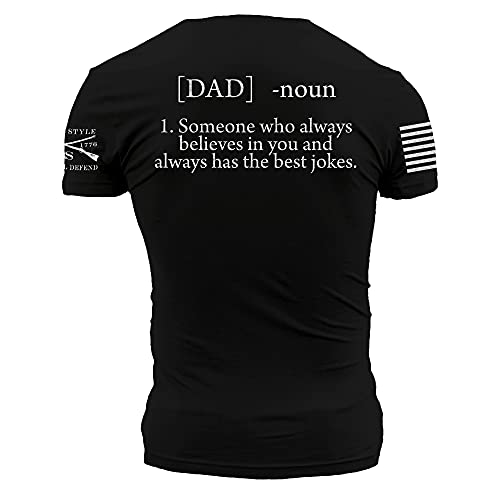Grunt Style Dad Defined - Men's T-Shirt (Black, XXX-Large) - Image 3