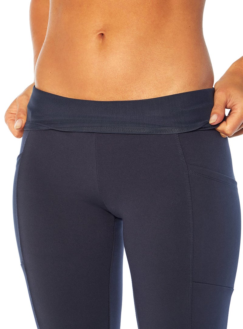 Marika Women's Standard Eclipse Tummy Control Bootleg Pant, Midnight Blue, Small - Image 3