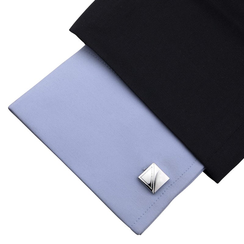 Kovove The Bling Fling Silver Coloured Cufflinks - Image 4