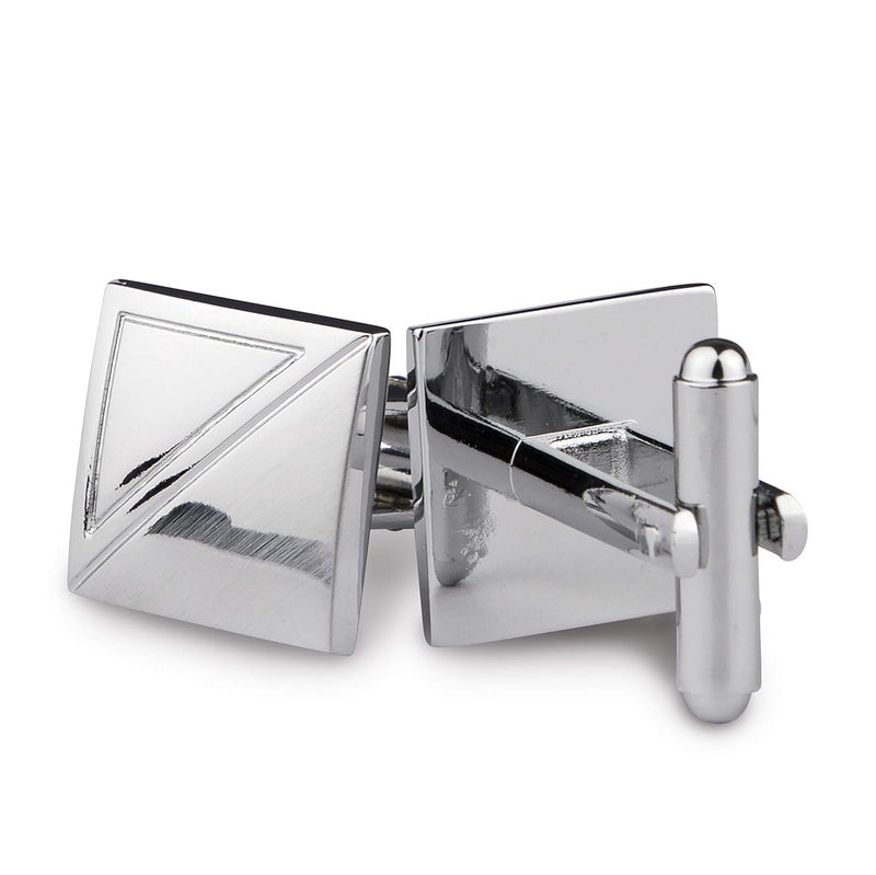 Kovove The Bling Fling Silver Coloured Cufflinks - Image 3