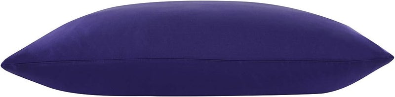 ALASKA BEAR Natural Silk Pillowcase, Hypoallergenic, 19 Momme, 600 Thread Count 100 Percent Mulberry Silk, Queen Size with Hidden Zipper (1, Dark Purple) - Image 3