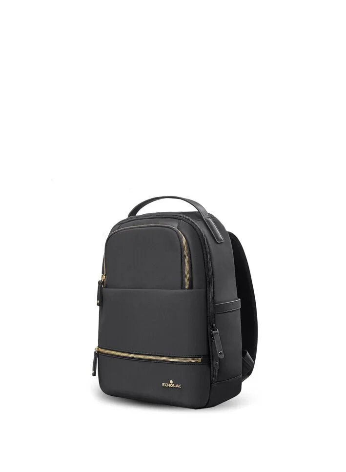 Echolac Echolac backpack elegant black with golden touch