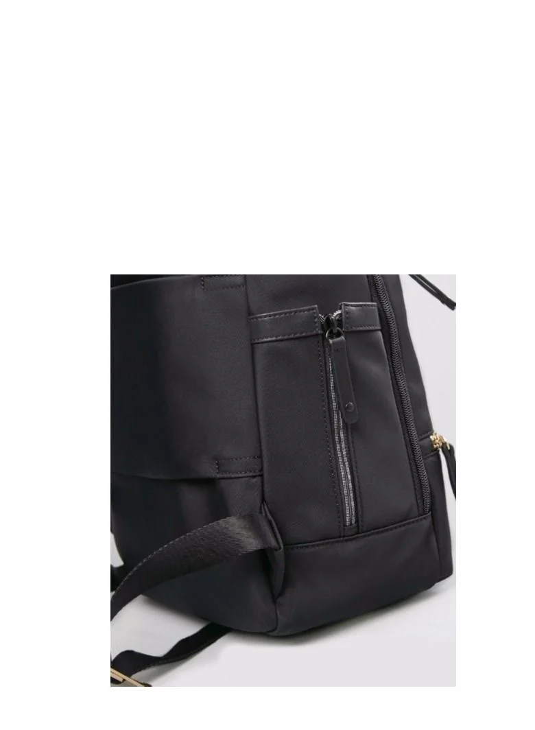 Echolac Echolac backpack elegant black with golden touch
