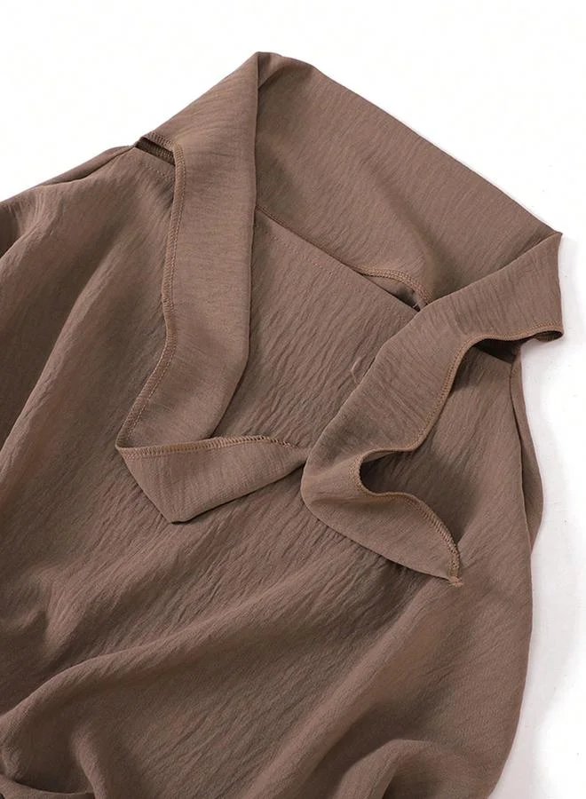 Take Two Tan Solid Hijab