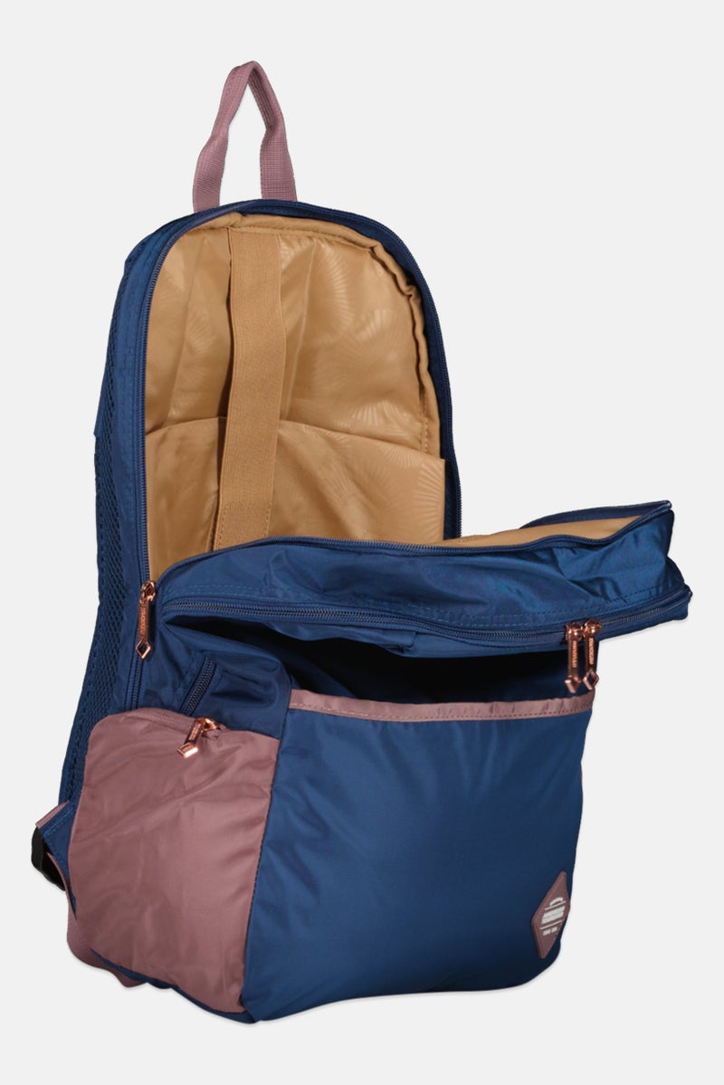 AMERICAN TOURISTER Women Brand Logo Backpack, Navy  - Image 3
