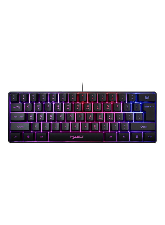 V700 Wired RGB Streamer Gaming Keyboard Black - Image 1