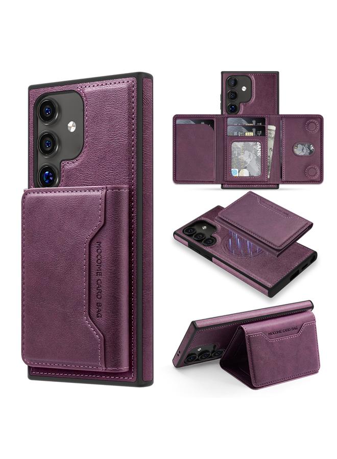 erorex Case For Samsung Galaxy S24 5G Shield Multi-functional MagSafe Card Bag Phone Case - Image 1