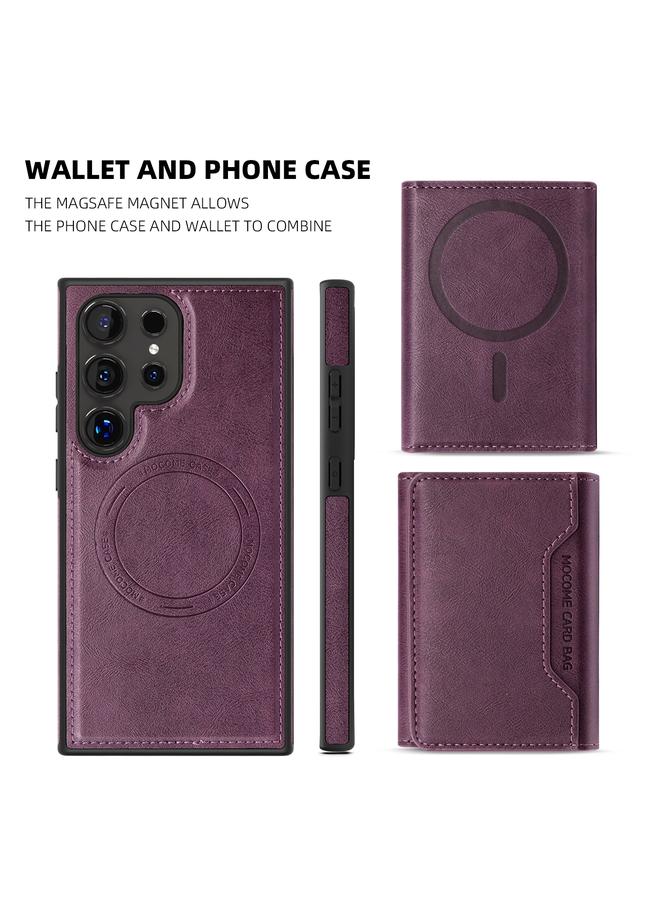 erorex Case For Samsung Galaxy S24 5G Shield Multi-functional MagSafe Card Bag Phone Case - Image 5