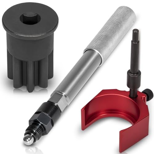 Camoo For Caterpillar J-42083 Automatic Timing Pin, 9U-7227 Injector Height Adjustment Gauge Tool & Engine Barring Socket Fits CAT 3406E, C-15 and C-16(Set of 3) - Image 1