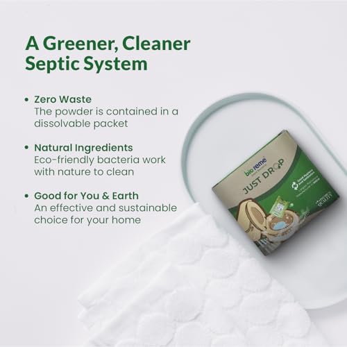 Bio Reme Septic Tank Cleaner Bacteria Powder with Odour Removing Microbial Formula, Effective Waste Decomposer for Septic Systems, Easy Use Sachets for Regular, Pack of 10 Sachets (35 g Each) - Image 4