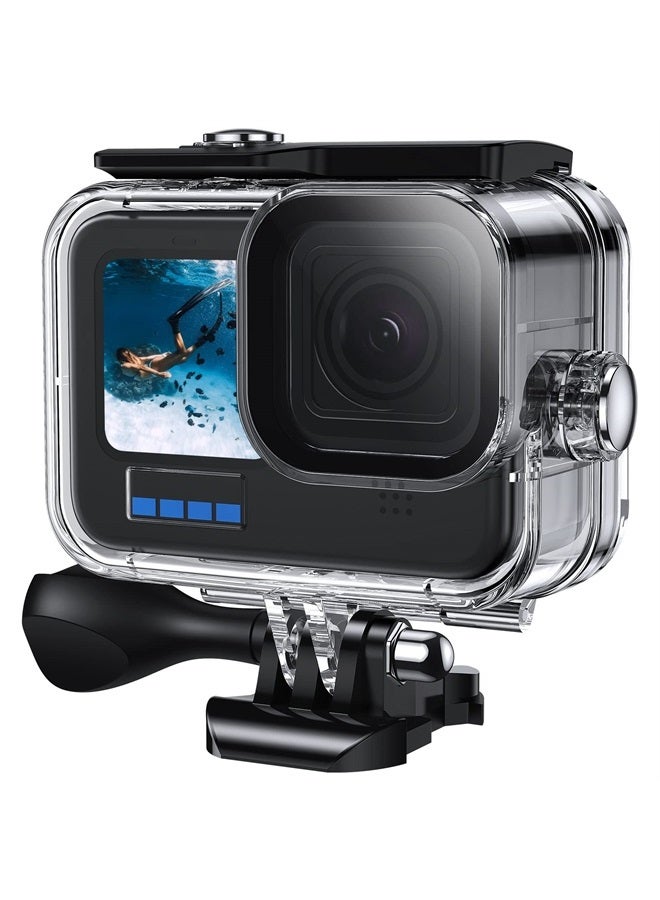 Kuptone Waterproof Case 60M/196FT Underwater Protective Dive Housing Shell with Bracket Mount Accessories for Go Pro 11/10/9 Action Camera  - Image 1
