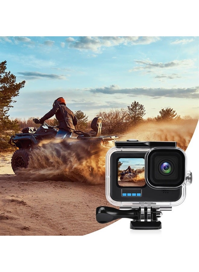 Kuptone Waterproof Case 60M/196FT Underwater Protective Dive Housing Shell with Bracket Mount Accessories for Go Pro 11/10/9 Action Camera  - Image 2