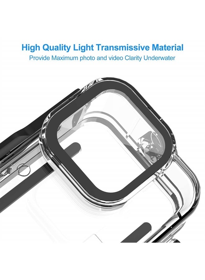 Kuptone Waterproof Case 60M/196FT Underwater Protective Dive Housing Shell with Bracket Mount Accessories for Go Pro 11/10/9 Action Camera  - Image 3