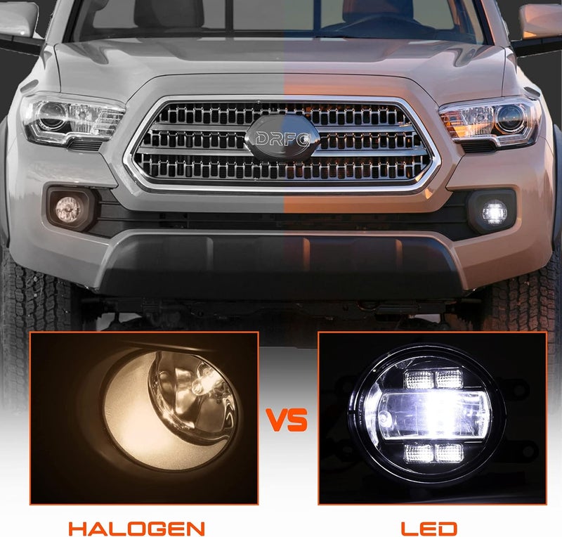 DRFG LED Fog Lights with Daytime Running Lights for Tacoma 2016-2021 - Image 2