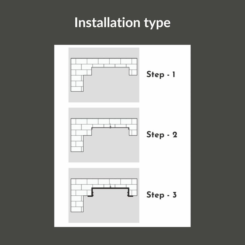 ABAJ إضاءة أباج 50x12 مم شريط LED 1 متر ملف ألومنيوم مستطيل مخفي مع غطاء منتشر وأغطية نهاية ومشابك تثبيت بدون LED حزمة من 1 - Image 3