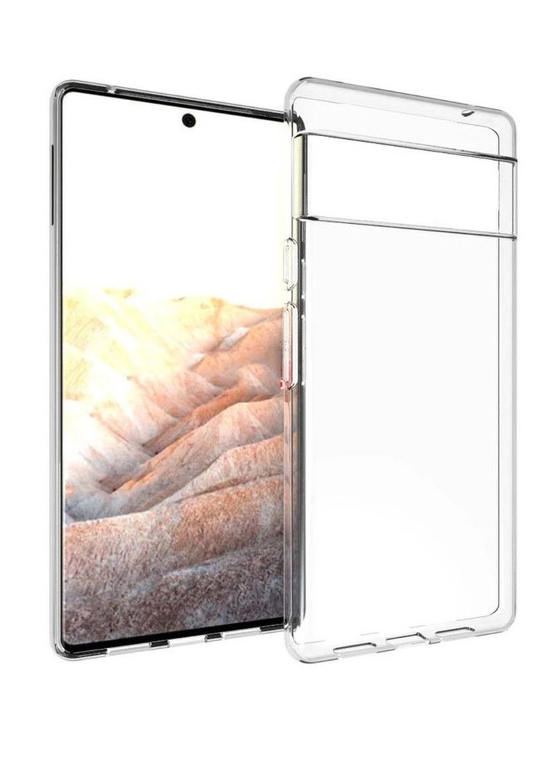 Protective Slim Transparent Shockproof TPU Case Cover for Google Pixel 6  - Image 5