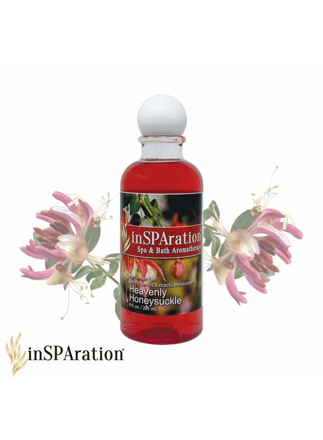 inSPAration Spa and Bath Aromatherapy 118X Spa Liquid, 9-Ounce, Heavenly Honeysuckle - Image 2