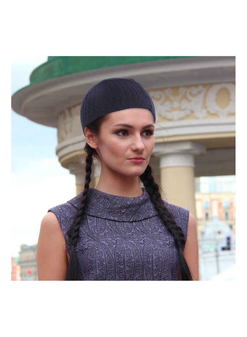 SYOSI 6 Pieces Brimless Hats for Men and Women Docker Hat Casual No Brim Hat Visor-Less Flip Hat Sailor Skullcap Buckle Knit Kufi Hat Under Helmet Beanie Hats - Image 4