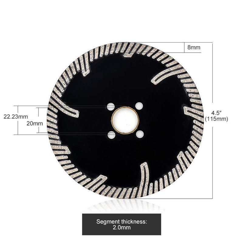 Casaverde Diamond Turbo Cutting Blade for Granite and Marble (4.5) - Image 3