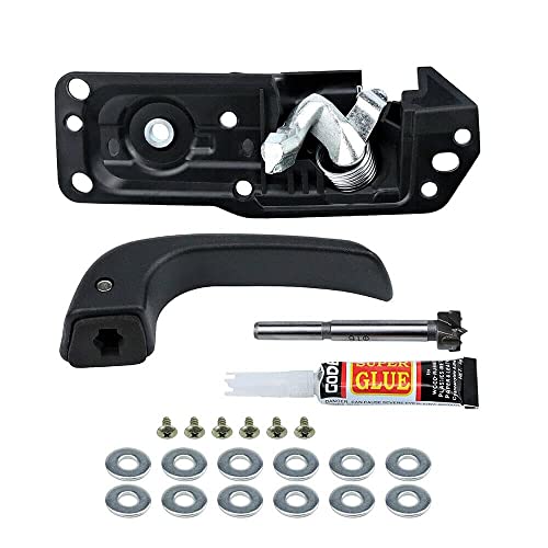 Lelecar 20833606 Driver Side Interior Door Handle for Chevy Silverado/GMC Sierra 1500 2500 3500 2007-2013 Tahoe/Yukon 2007-2014 Replaces 80374 - Image 1