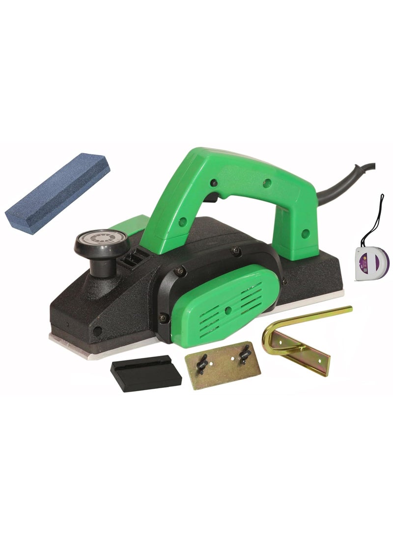 Digital Craft Digital Craft Wood Planer 1400W Machine of Carpentry HighPower MultiFunction Electric Planer Professional Woodworking Machine Electric Planer Machine 82MMTape 3MtrSharpening Stone 