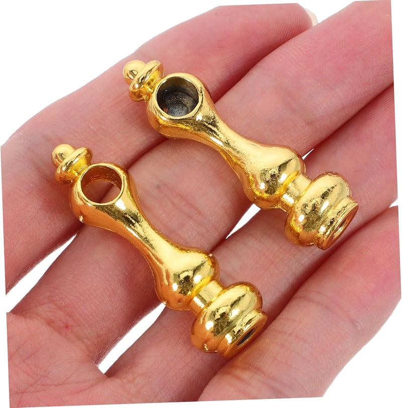 DOITOOL 10pcs DIY Projects Essential Railing Bracket Connectors Metal Spindles for Glass Railing Strong Stylish Pack - Image 3