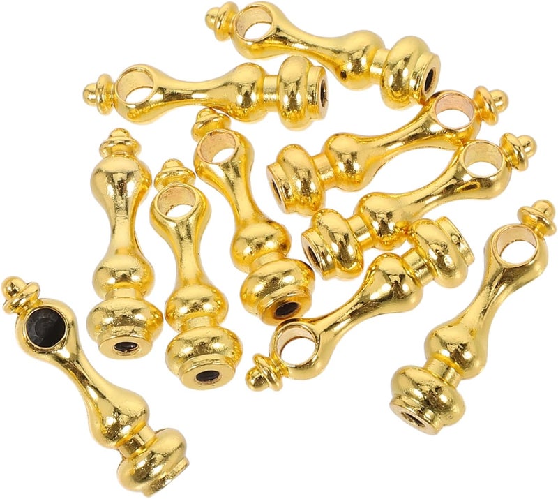 DOITOOL 10pcs DIY Projects Essential Railing Bracket Connectors Metal Spindles for Glass Railing Strong Stylish Pack - Image 1