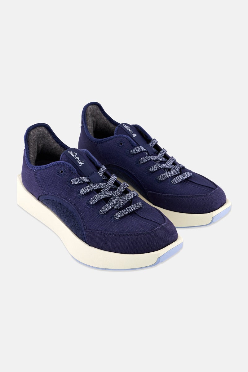 Allbirds Women Lace Up Casual Shoes, Navy - Image 1
