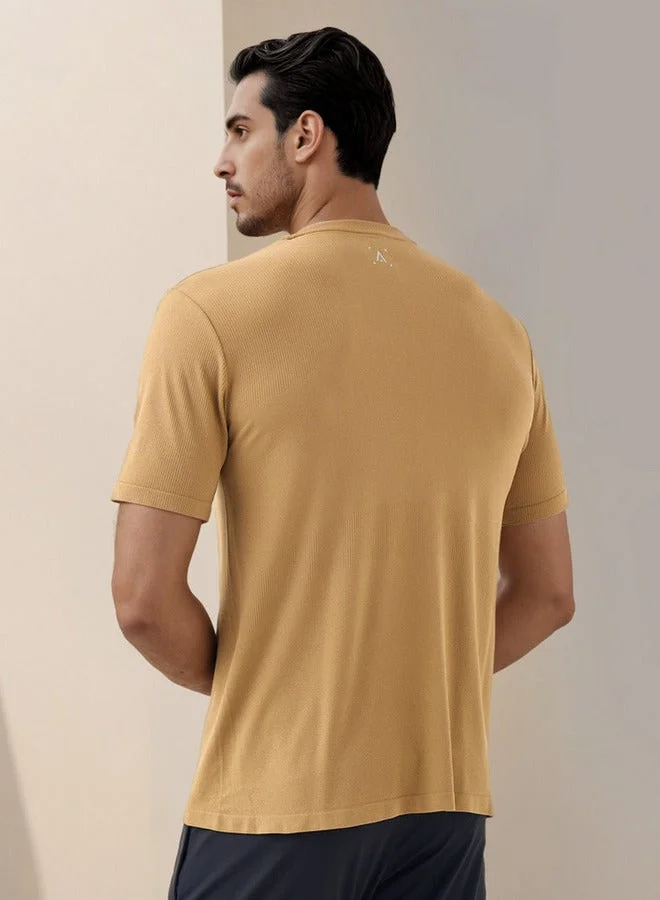 Splash Active  Printed Seamless T-shirt for Men | Best Price UAE