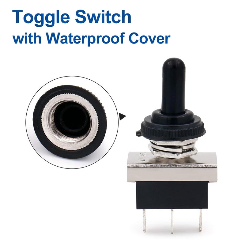 Baomain Car Toggle Switch SPDT Latching ON-Off-ON - Image 3