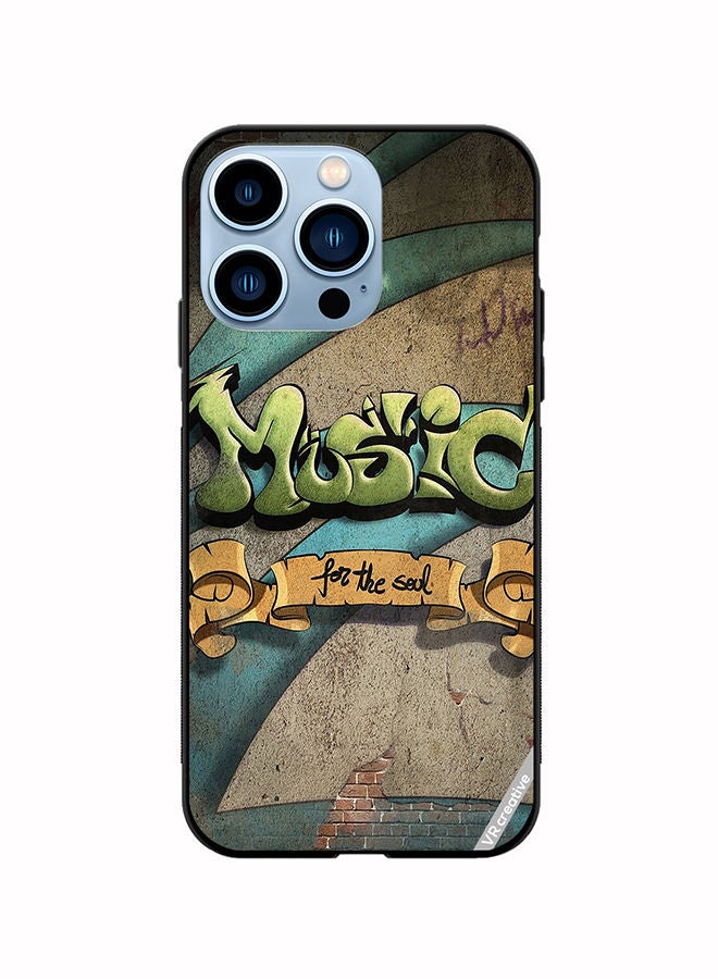 VR CREATIVE Protective Case Cover For Apple iPhone 14 Pro Max Music For The Soul Design Multicolour - Image 1