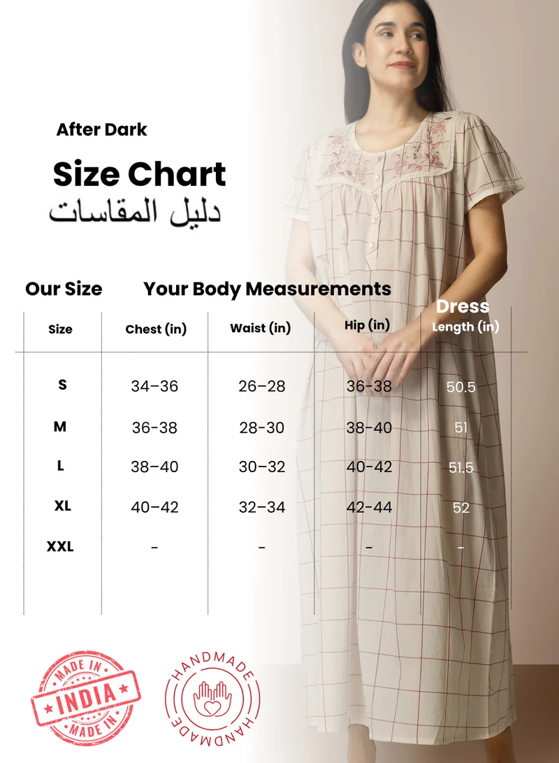 After Dark Rene, Offwhite Nightdress