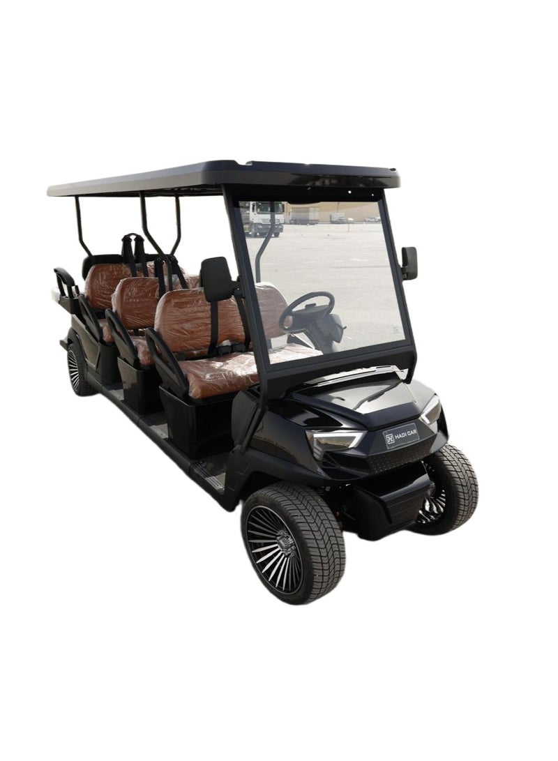 اكسكار عربة غولف كهربائية CK – 8 مقاعد (6+2)، محرك 5kW 48V وبطارية ليثيوم 105Ah – موديل 2025 - Image 3