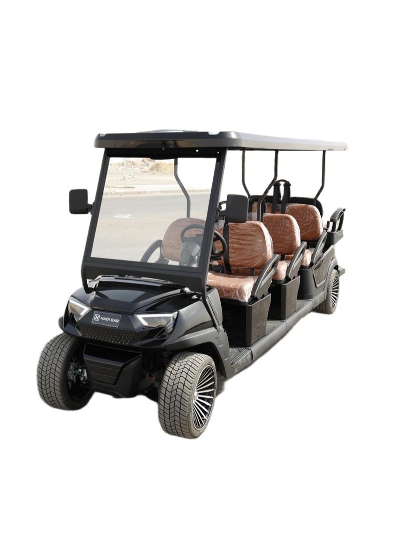 اكسكار عربة غولف كهربائية CK – 8 مقاعد (6+2)، محرك 5kW 48V وبطارية ليثيوم 105Ah – موديل 2025 - Image 2