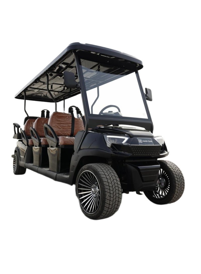 اكسكار عربة غولف كهربائية CK – 8 مقاعد (6+2)، محرك 5kW 48V وبطارية ليثيوم 105Ah – موديل 2025 - Image 4