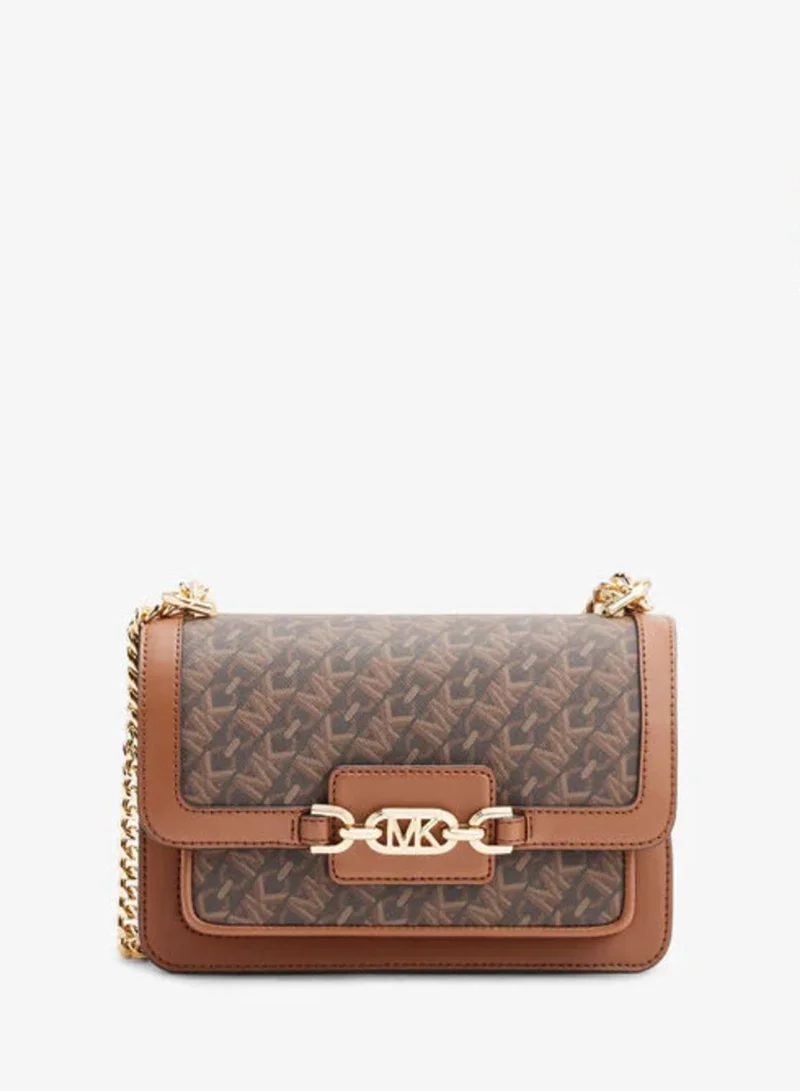 Michael Kors Heather Large Monogram Shoulder Bag